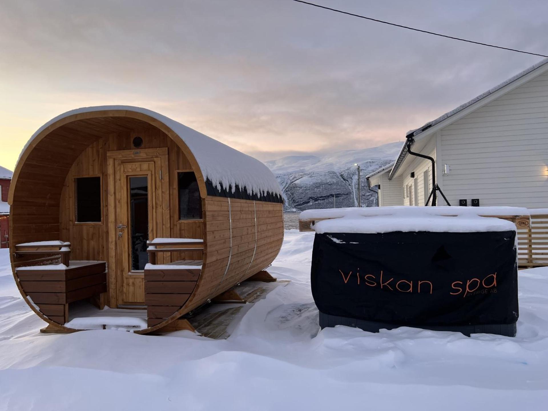 Alpan Apartments, Lyngenfjord Olderdalen ภายนอก รูปภาพ